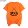 Fencing Make New Friends Tshirt Cotton Unisex T Shirt New Tee Tshirt Unisexs