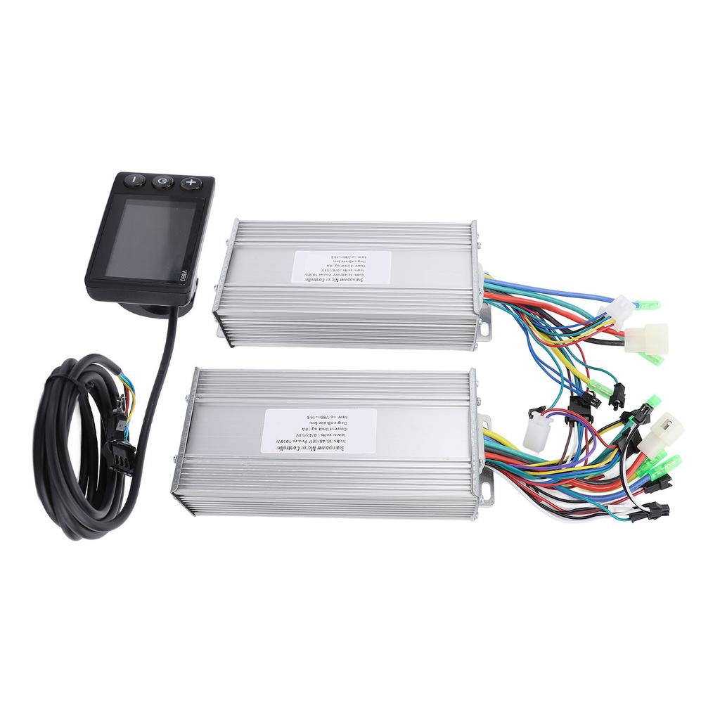 36V 48V 60V 1000W 38A Dual Drive Brushless Controller V890 LCD Display Panel Electric Bike Conversion Kit