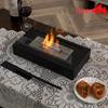 Ethanol Fire Pit Lamp: Rectangular Desktop Fireplace & Outdoor Heater