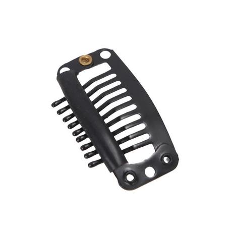 Professional Wholesale 9 Teeth Elastic Wig Clips With Safety Pin for Home Hair Extension Installation and Fixing Work