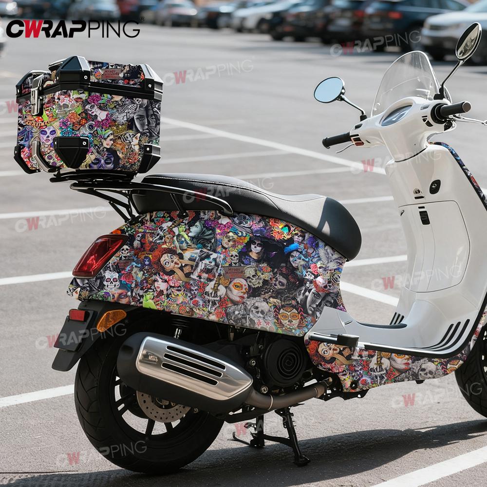 Self-adhesive Film Camouflage Printed Automotive Vinyl Wrap Waterproof Car Stickers Vinyl for Motorcycle Tuning Auto Accessories