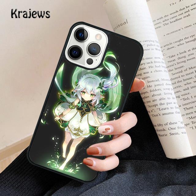 Nahida Genshin Impact Soft Phone Case For IPhone 18 17 Air 16 15 14 Max Plus 11 12 13 Pro Max Phone Cover Coque Fundas