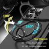 Magnetic Adjustable Kickstand Case for iPhone 17 16 Plus 15 14 13 Pro Max Camera Slide Shockproof Bumper Slim Protective Cover