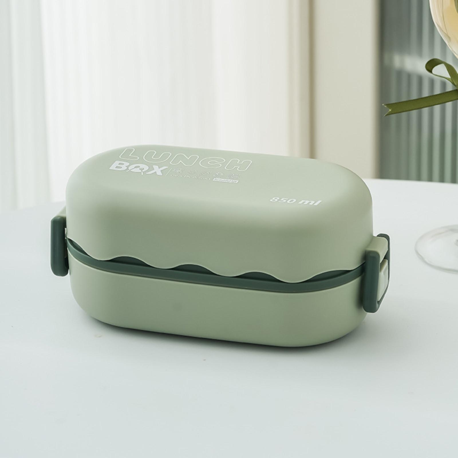 Cute Children s Lunch Box, Large Capacity, Double-layer Bento Box One Size