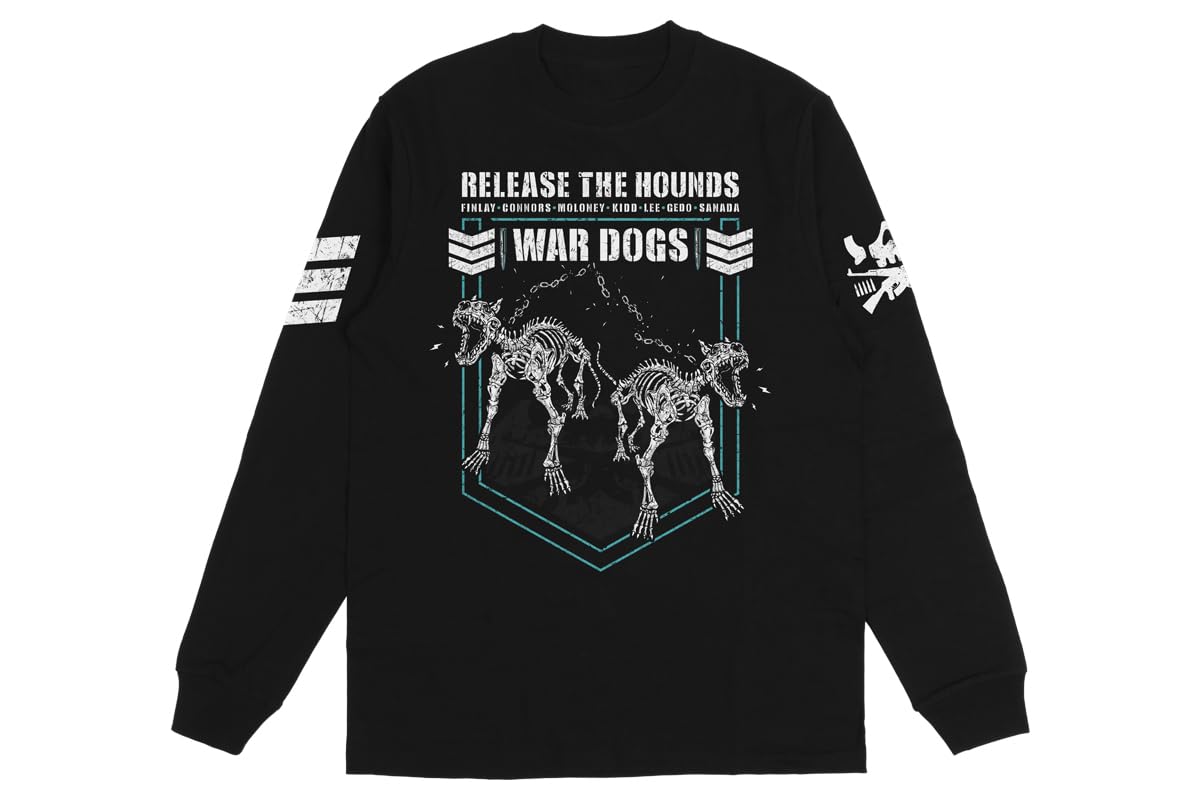 

Новая футболка с длинным рукавом New Japan Pro-Wrestling BULLET CLUB WAR DOGS RELEASE THE HOUNDS, размер S (6207103113)