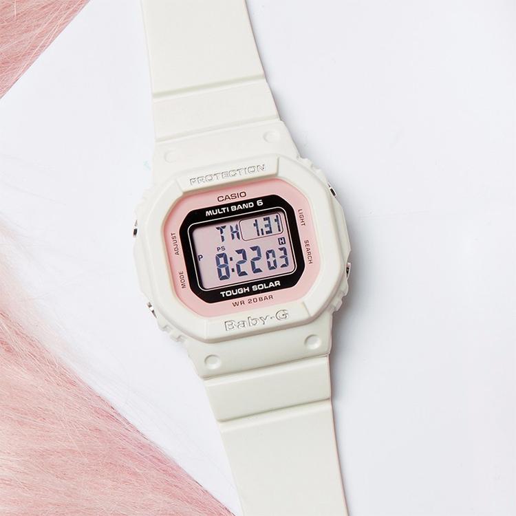 CASIO Women's BABY-G White Watch BGD-5000U-7DPR BGD-5000U-7DPR