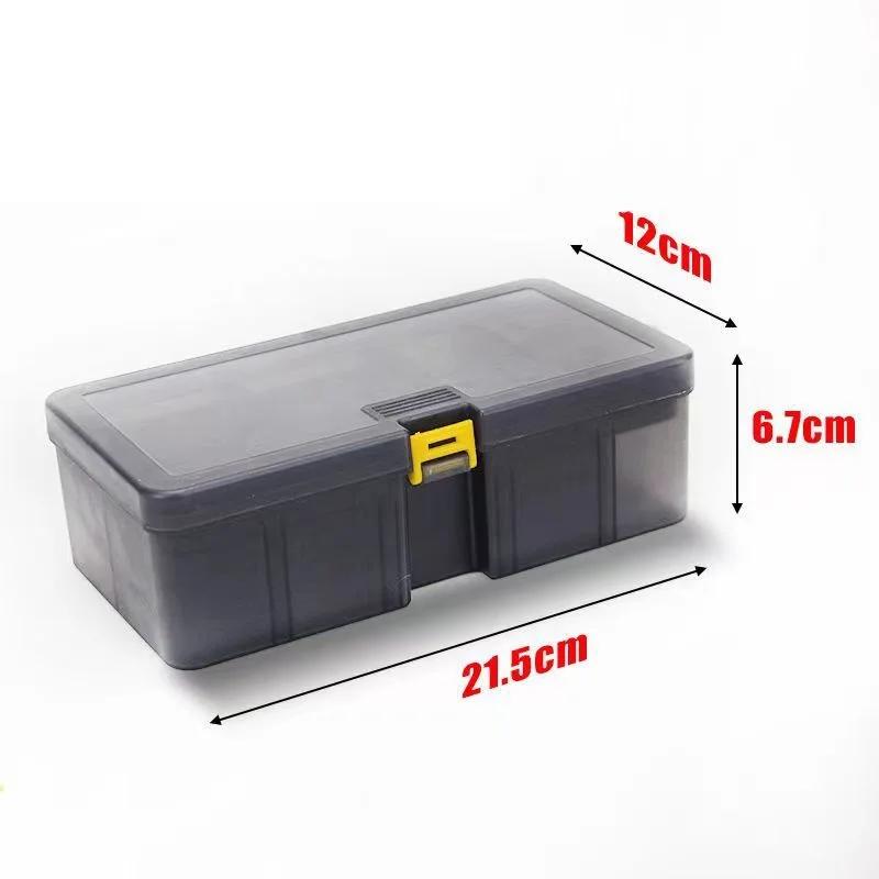 2 Layers Thicken Fishing Tackle Box Waterproof Double Layer Lures Hook Minnow Bait Storage Case Multifunctional Sea Fishing Tool