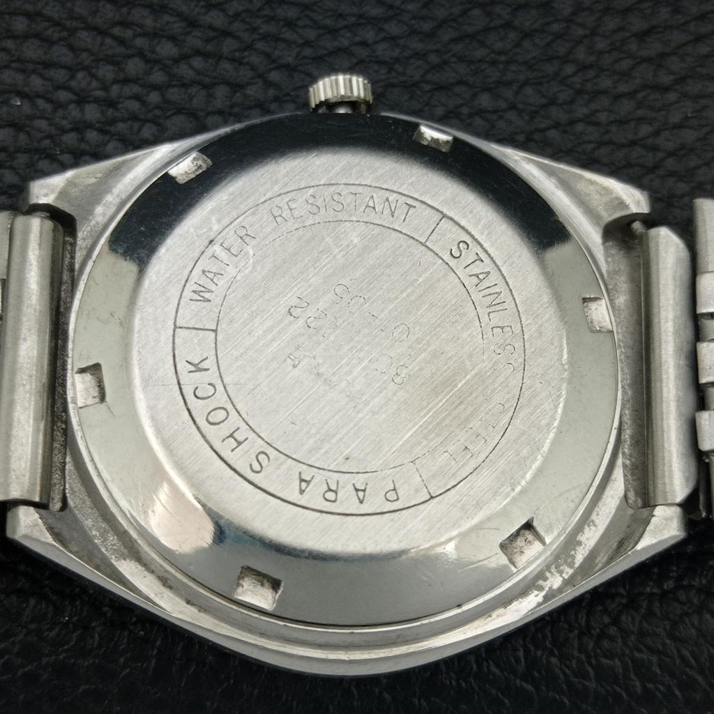 GENUINE VINTAGE CITIZEN AUTOMATIC 8200 JAPAN MENS BLUE DIAL WATCH a709323-1