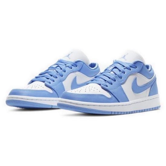 Air Jordan 1 Low UNC Women Sneakers Blue  AO9944-441