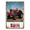 Vintage Farm Tractor Metal Signage Tin Signage Metal Vintage Farmhouse Courtyard Wall Art Decoration Mural Aesthetics Gift
