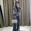 Fur Jacket Women's Short New Light Thousand Bird Grid Imitation Fox Hair High-end Top Cotton-padded Coat