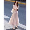 Chinese Style Embroidered Vest and Skirt Set