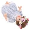 30CM Mini Cute Finished Reborn Baby Doll Lifelike Children Role Play Doll Girls Gift Toy