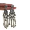 Retro Ethnic Bell Tassel Earrings: Exquisite, Fashionable Dangle Design with Light Luxury Appeal.