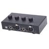 2 Channel Microphone Amplifier USB 5V DC Powered 48V Phantom Power Amplifier for Dynamic Condenser Mic Guitar