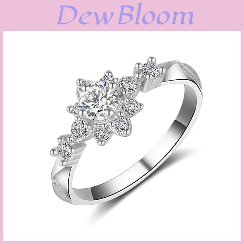 Bague de Mariage Élégante en Cristal Strass Plaqué Or pour Femme, Mode Douce, Étincelante d'une Classe et d'une Grâce Intemporelles