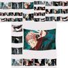 Anime Jujutsu Kaisen Wandteppich Hintergrundtuch Heim Wandbehang Dekor Druck
