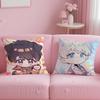 game L-Love and Deepspace Cushion Cover Comfortable Reversible Pillow Cover Ideal for Car Sofa Bedroom & Beyond