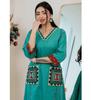 Indian Women Cotton Embroidered Kurta Pant Set Bollywood Top Tunic Kurti Party Wear Ethnic