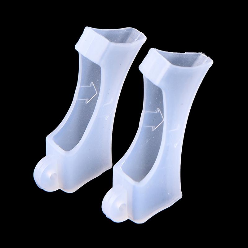 1Pair Silicone Sleeves Cover For Bte Hearing Aids Protective Holder Protector