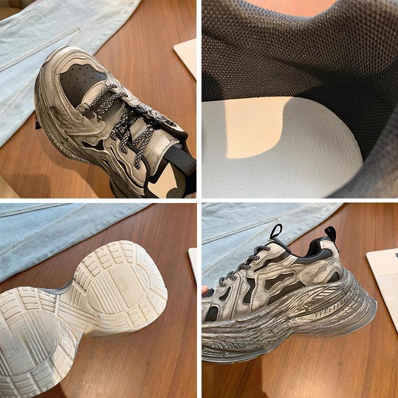 Fashion Women Designer Sneakers 2024 Autumn Comfortable Breathable Women's Vulcanize Shoes Trendy Versatile Lady Platform Casual Shoes