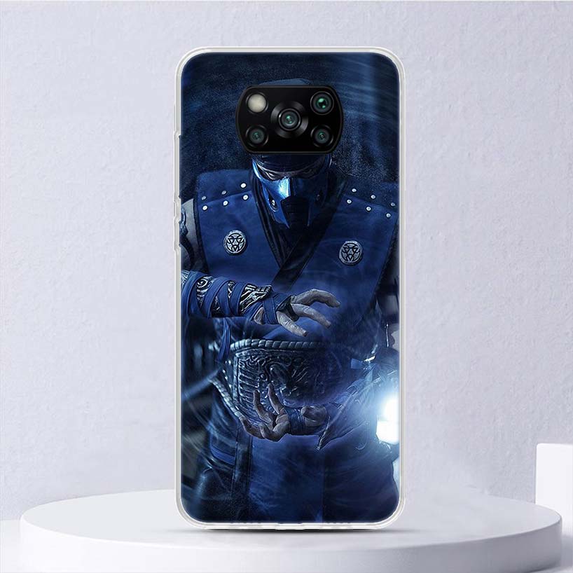 Mortal Kombat Soft Case For Xiaomi Poco X7 X6 X5 X4 X3 Nfc F6 F5 Pro Phone Cover F4 Gt F3 F2 F1 M5S M4 M3 M5 Funda Coque X3 NFC