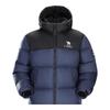 Camel Unisex 700-Fill Power Hooded Down Puffer Jacket
