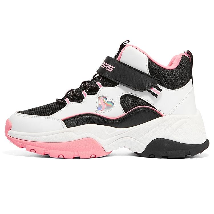 (GS) Skechers Kozmiks Black White Pink Kids 302527L-BKWP EU 27.5
