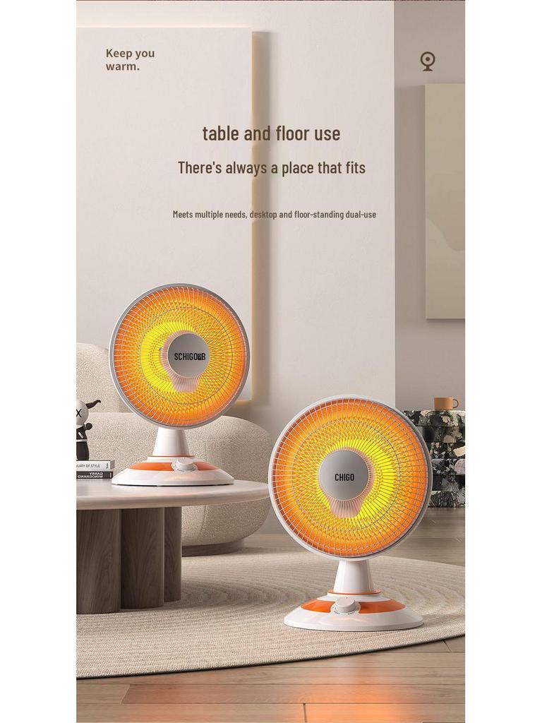 Mały grzejnik elektryczny kominkowy Little Sun cichy, energooszczędny i suszarka do włosów