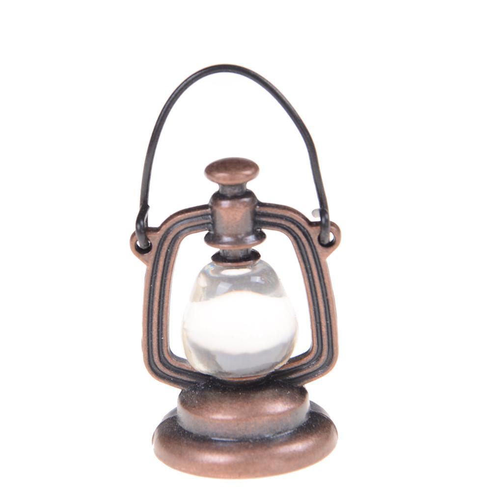23mm*43mm 1 Pcs 1:6 Scale Retro Oil Lamp Dollhouse Miniature Toy Doll Food Kitchen Living Room Accessories 1PCS