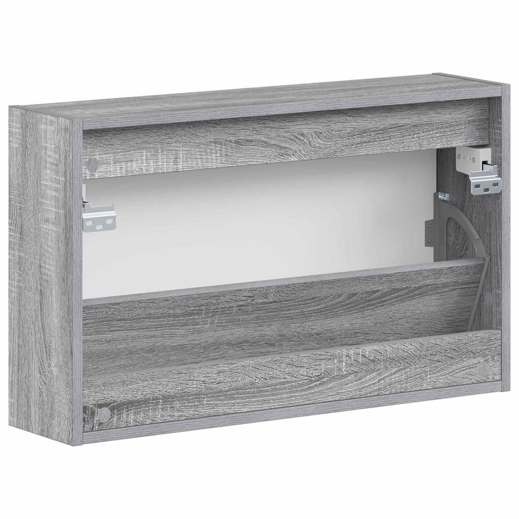 Wall Mounted Shoe Cabinet HOORN 71 x 17 x 43 cm Engineered Wood