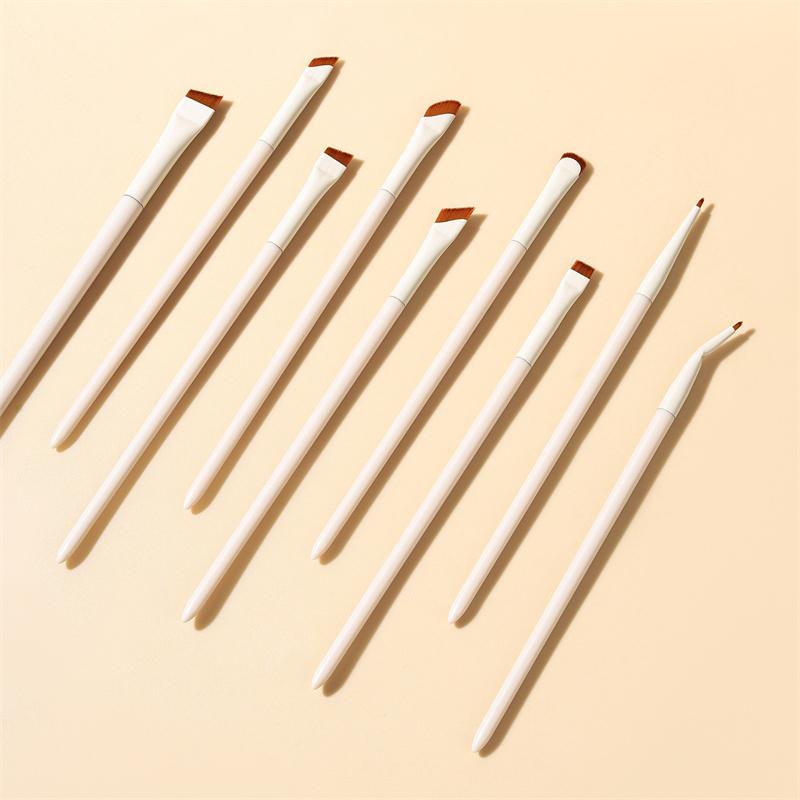 3/7/9 Makeup Brushes Set Blade Eyeliner Brush Eyebrow Brushes Portable Fine Oblique Head Eye Liner Eyebrow Brush Makeup Tool