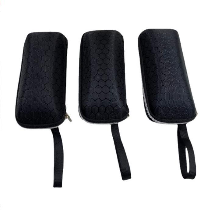 Folding Leather Glasses Case - Soft, Portable Zipper Pouch for Sunglasses & Eyeglasses