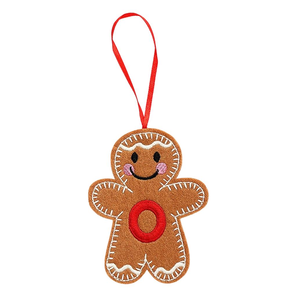 Christmas Gingerbreads Man Decorative Pendant Christmas Tree Pendant Christmas Letter Biscuits Man