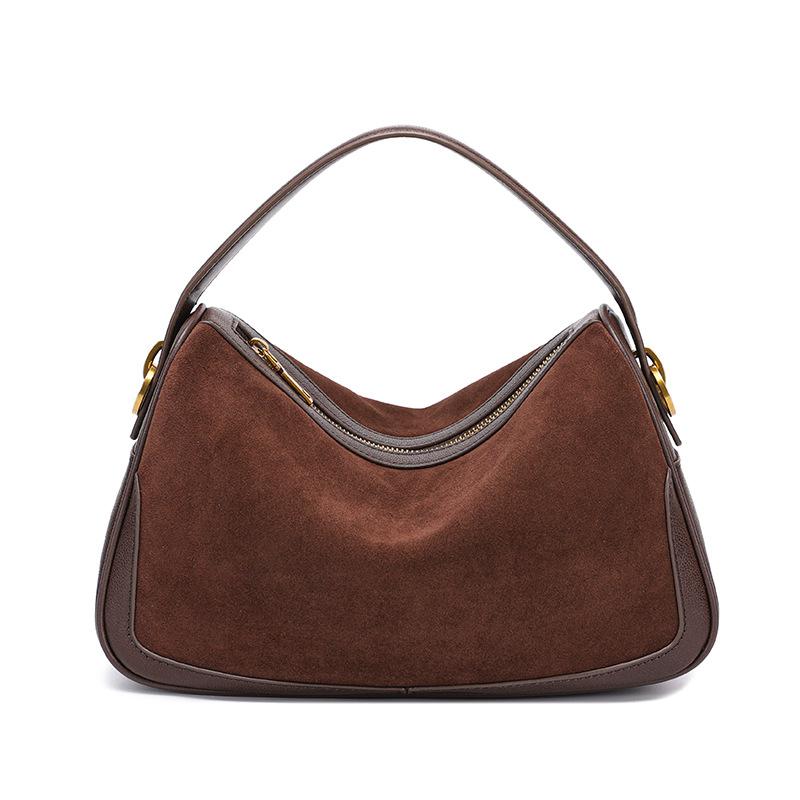 

Dumpling Bag Genuine Leather Crossbody Bag for Ladies, A High-end Single-shoulder Bag кофейный