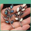 Mother Natural Brooch The Shell Of Pearl Leafshaped Pendant For Jewelry Making Diy Necklace Shirt Accessory
