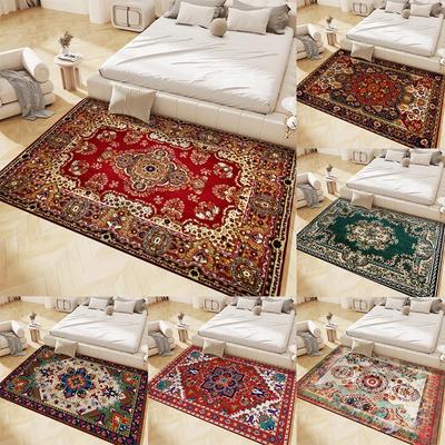 Lussuoso Tappeto in Stile Persiano Morbido Antiscivolo Tappeto per Aree Grandi per Soggiorno Camera da Letto Ingresso Bagno e Cucina Decor Tappetino da Pavimento