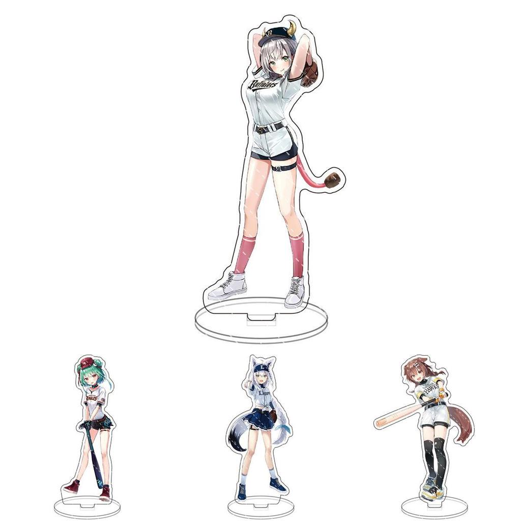 Adorable Hololive Acrylic Stand Figure Collectible Including Aqua Akai Shirakami Pekora Natsuiro Inugami Sakura