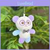 Whimsical Colorful Plush Bear Doll Keychain In Various Colors For Kids Adults And