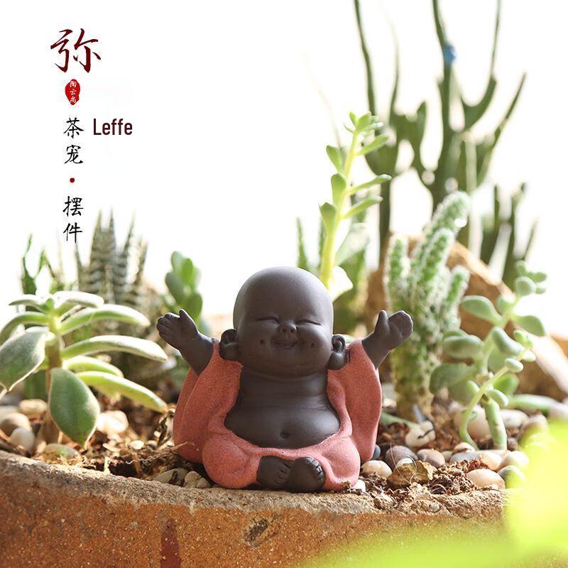 Cute Little Monk Tea Pet