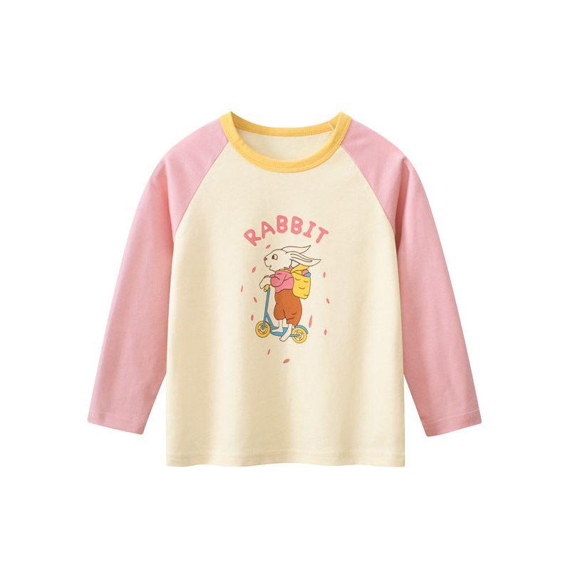 Brand Foreign Trade Children's Clothing Spring New 2026 Children's Cotton Cartoon Long sleeves Shirt Women Bottoming Shirt Baby Clothes