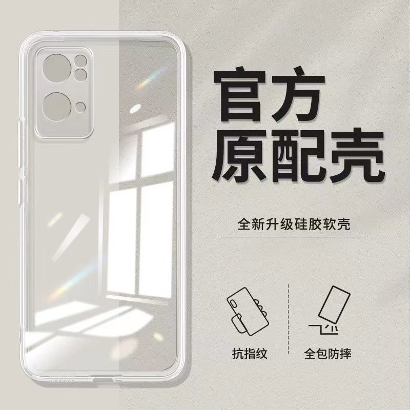 Applicable To OPPOreno1 Shell Reno1pro Transparent Soft Shell Se All-inclusive Ultra-thin Transparent Male Anti-drop Female Protective Cover
