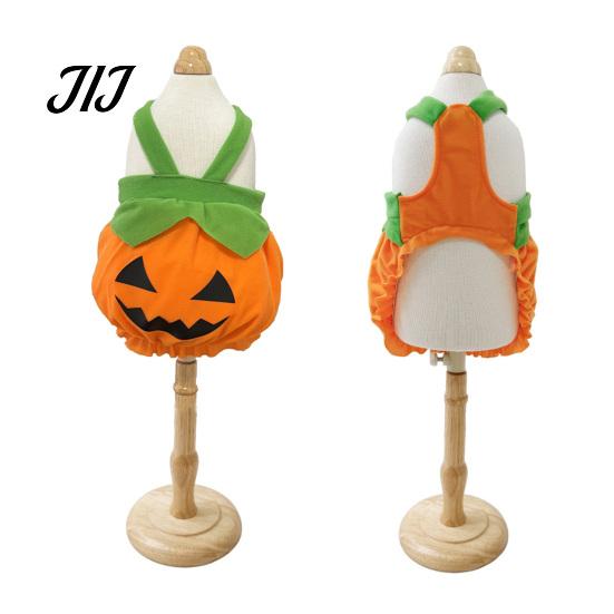 Pets Holiday Outfit Funny Pumpkin Halloween Dog Costume, Soft Polyester Pet Clothes with Comfortable Strap, Decorative Puppy for Parties And
