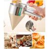 Stainless Steel Piston Funnels Octopus Balls Gadgets with Rack Batter Dispensers Cake Decorating Tools Funnel Dispensers