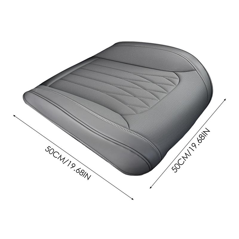 PU Leather Car Seat Cover Protector Auto Front Seat Protector Waterproof Anti Slip Driver Seat Cover For Cars Trucks SUVs RVs