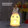 Mother and Daughter Resins Figurine Heartwarmings Gift with Flickering LED Candle for Mother Day or Christmas Birthday