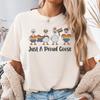 Proud Goose LGBTQ+ Pride Shirt | Rainbow Geese Comfort Colors Tee