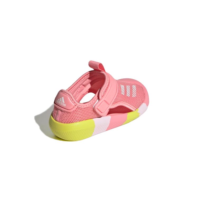 Adidas Slip Resistant Anti Kick Low top Toddler Shoes Pink Yellow Infant And Toddler GX5114
