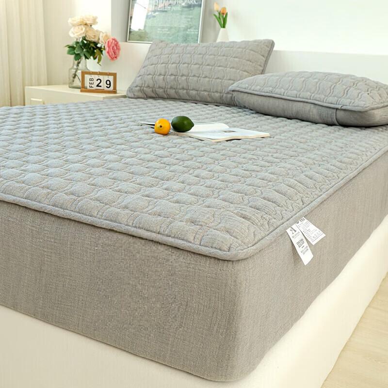OEING Full Wrap Non-Slip Bed Skirt Mattress Protector