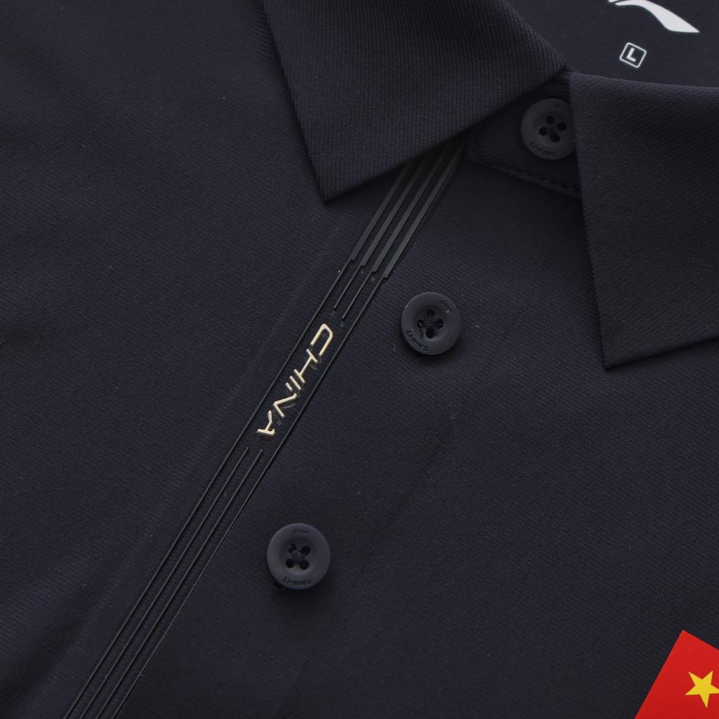 Li Ning Honor Gold Logo | 26 Spring Summer Sports Polo Shirt Collectible Unisex APLW461
